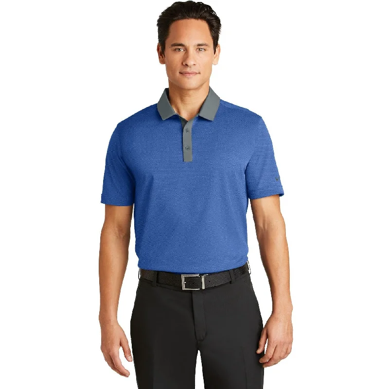 Quarter - zip polo shirt for easy temperature adjustmentCLOSEOUT - Nike Dri-FIT Heather Pique Modern Fit Polo