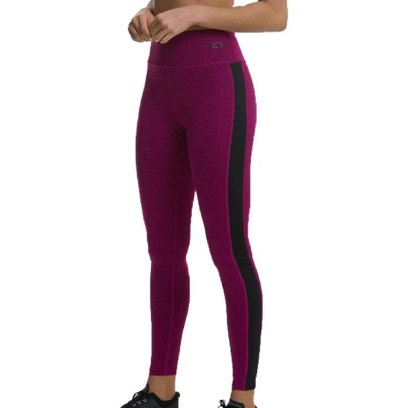 High - Waisted Women's Leather Tight Trousers in Black for a Rock - Chic LookTCA Balance Womens Long Running Tights - Pink