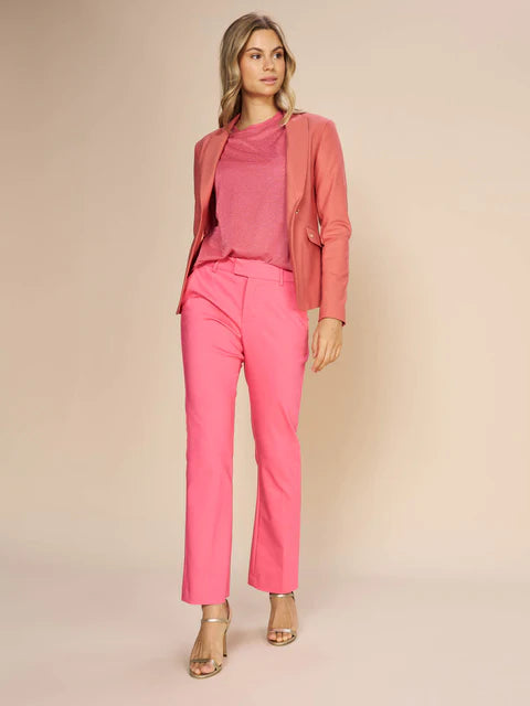 High - Low Hem Women's Cashmere - Blended SweatersHigh - Low Hem Women's Cashmere - Blended SweatersMos Mosh Camellia Rose Regular Ellen Night Pant