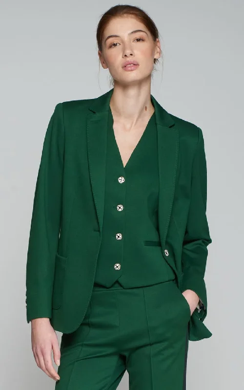 Oversized Women's Printed Blazers in Animal Patterns for a Statement PieceVilagallo - Harlow Jacket in Green